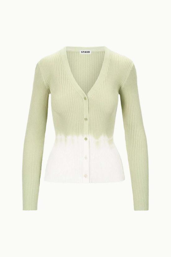  스타우드 가디건 카고 카디건 스웨터 페일 제이드 - STAUD