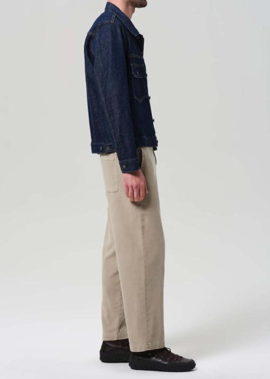  시티즌 오브 휴머니티 트레이닝/조거 팬츠 시티즌스 오브 휴머니티 풀온 팬츠 빈티지 스톤 - CITIZEN OF HUMANITY