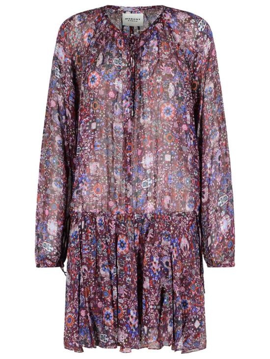 25FW 이자벨마랑에뚜왈 숏 원피스 RO0799FA C3J01E86PM Purple