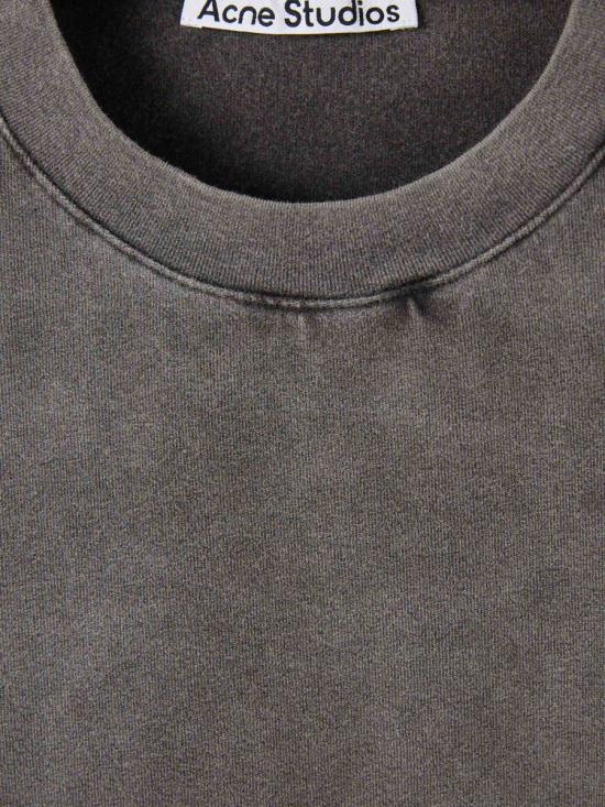 25FW 아크네 스튜디오 반팔 셔츠 FN UX TSHI000018 BM0FADED BLACK WHITE - ACNE STUDIOS