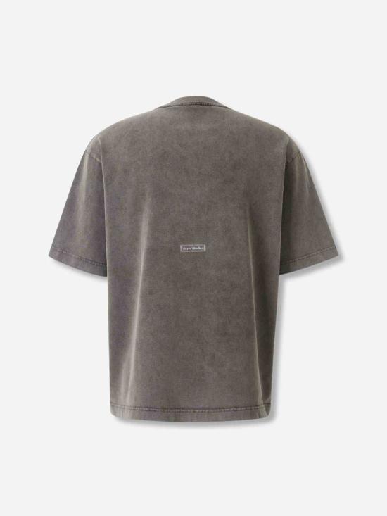 25FW 아크네 스튜디오 반팔 셔츠 FN UX TSHI000018 BM0FADED BLACK WHITE - ACNE STUDIOS