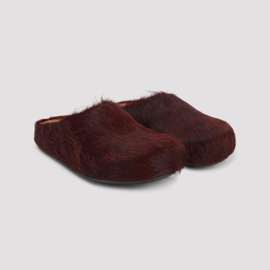 25FW 마르니 뮬/슬리퍼 SBMR000600 P4122 00R81 WILD CHERRY RED - MARNI