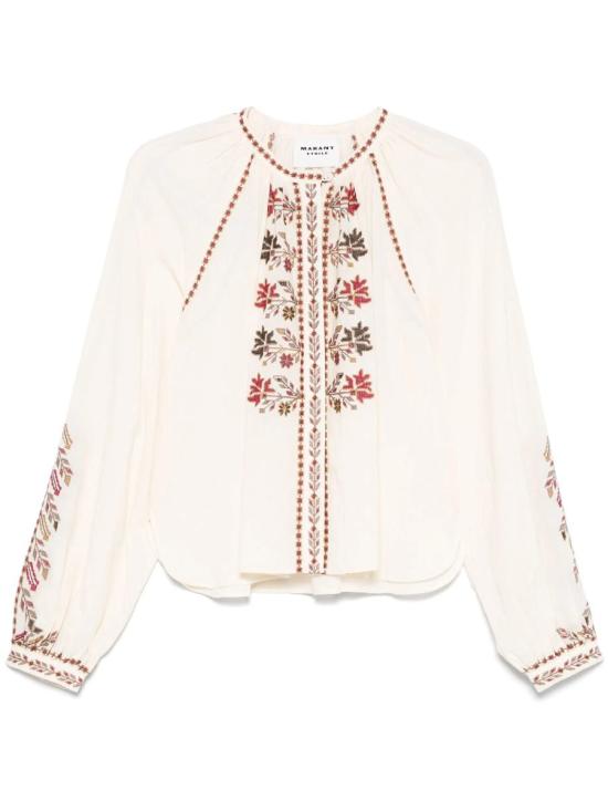 25FW 이자벨마랑에뚜왈 블라우스 HT0676FAC3J08E 63133 23EC ECRU