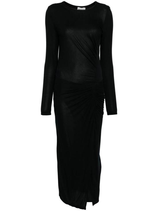 25FW 이자벨마랑에뚜왈 롱 원피스 RO0349FBC3K01E 63134 01BK BLACK