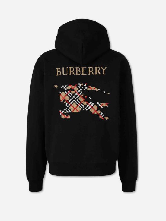 25FW 버버리 EKD 후드 스웨트셔츠 블랙 8110938 A1189BLACK STRAIGHT JEANS - BURBERRY