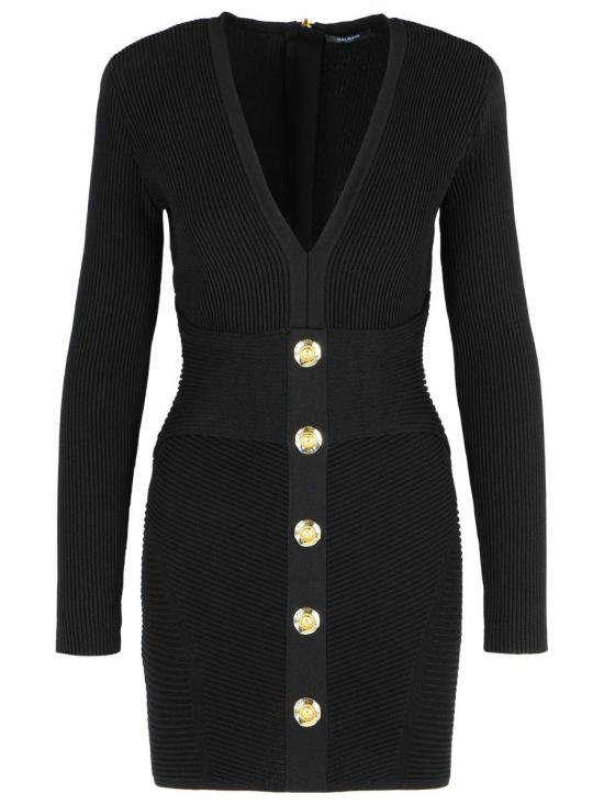 25FW 발망 숏 원피스 FF1R9327KI510PA Black