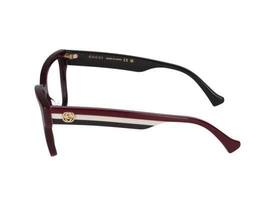  구찌 안경 GG1302O 005 BURGUNDY BURGUNDY TRANSPARENT - GUCCI