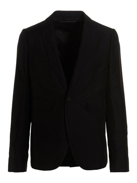  사피오 수트 자켓 N55JACQUARD Black