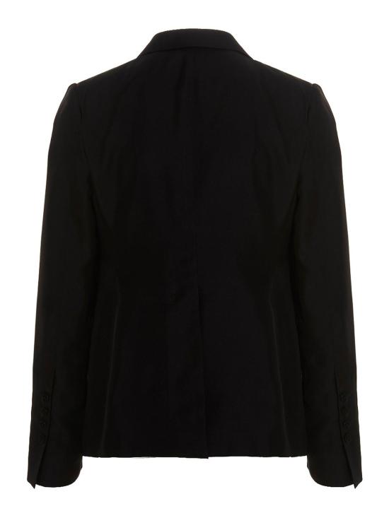  사피오 수트 자켓 N55JACQUARD Black - SAPIO