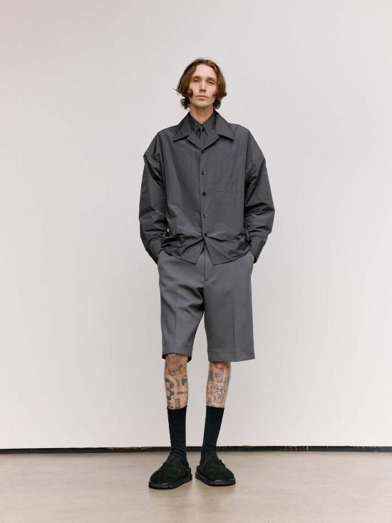  질샌더 긴팔 셔츠 질 샌더 폴리 태피터 - JIL SANDER