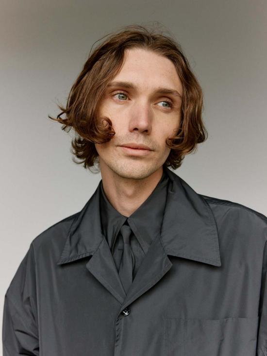  질샌더 긴팔 셔츠 질 샌더 폴리 태피터 - JIL SANDER