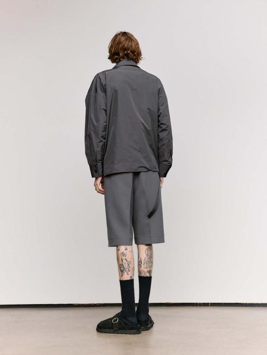  질샌더 긴팔 셔츠 질 샌더 폴리 태피터 - JIL SANDER