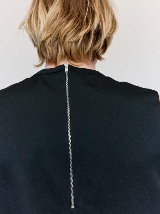  질샌더 민소매 티셔츠 Jil Sander Grain De Poudre 울 탱크탑 - JIL SANDER