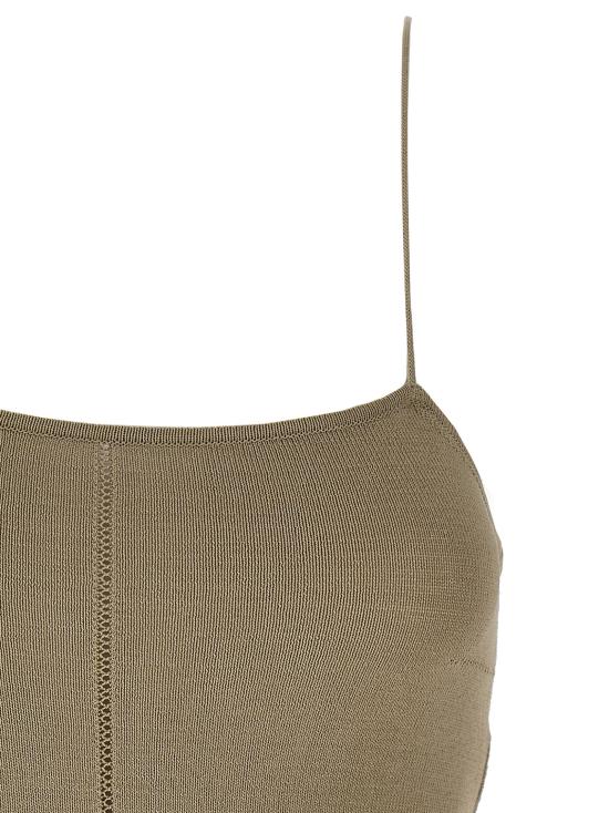 25FW 르메르 민소매 티셔츠 TO1363LK1038BG200 Beige - LEMAIRE