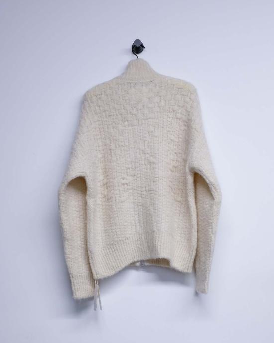  질샌더 스웨터 질 샌더 초크 알파카 집업 스웨터 - JIL SANDER