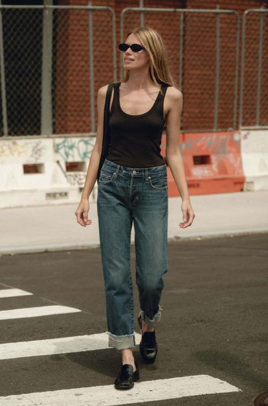  아모 데님 데님 팬츠 캠린 진 - AMO DENIM