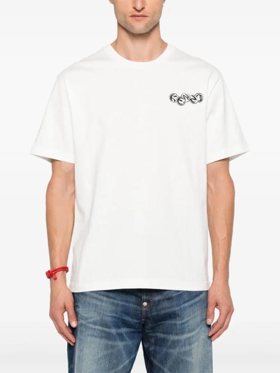25FW 겐조 반팔 티셔츠 FF65TS2624SG 02 LIGHT JERSEY OFF WHITE - KENZO