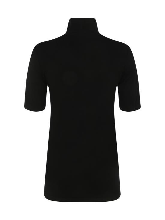 26FW 월포드 반팔 티셔츠 56218 7005 BLACK - WOLFORD