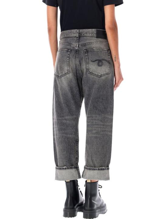 25FW 알13 데님 팬츠 25AR13W2048549A 134 LEYTON BLACK - R13