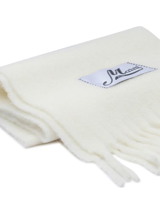 25FW 마르니 터콰이즈 알파카 스카프 SCMC0059Y0UTW91800W03 White - MARNI