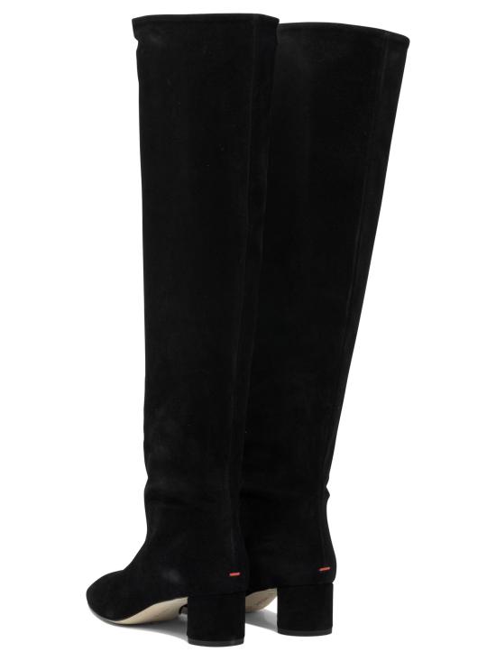 25FW 에이드 부츠 WILLACOW SUEDE LEATHER BLACK Black - AEYDE