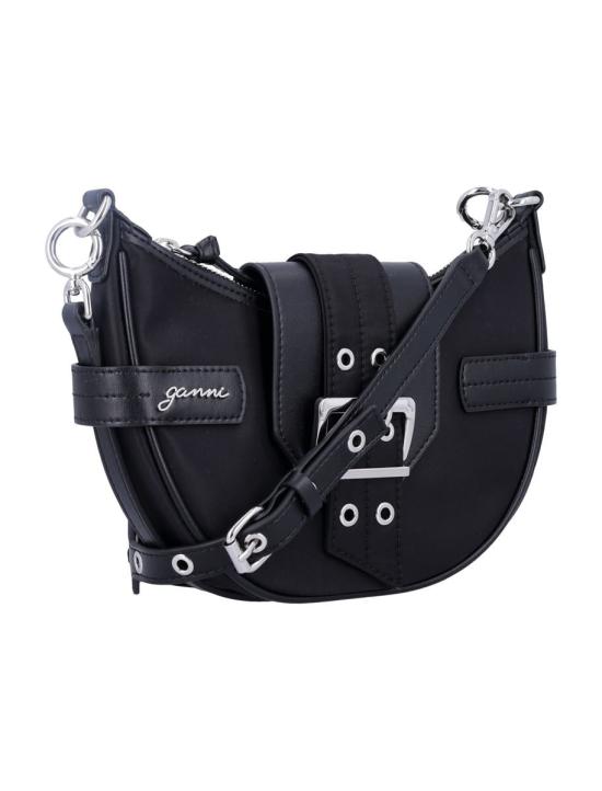 25FW 가니 크로스백 25AA61345920 099 Black - GANNI