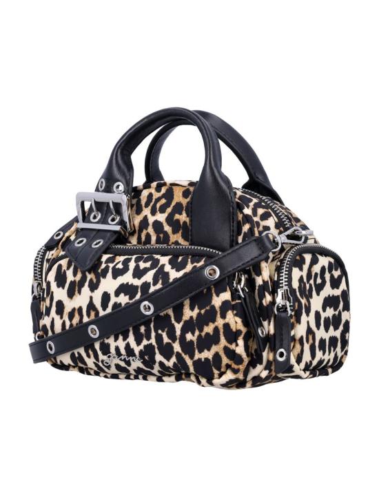25FW 가니 토트백 25AA67405920 943 LEOPARD PRINT - GANNI