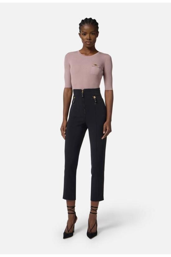 25FW 엘리자베타프랜치 숏팬츠 PA11956E2110 Black - ELISABETTA FRANCHI