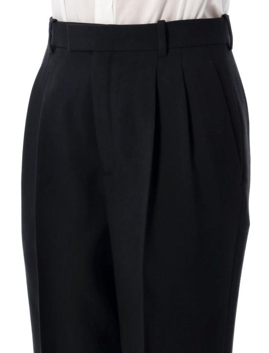 25FW 생로랑 숏팬츠 25A837054Y7B73 1000 Black - SAINT LAURENT