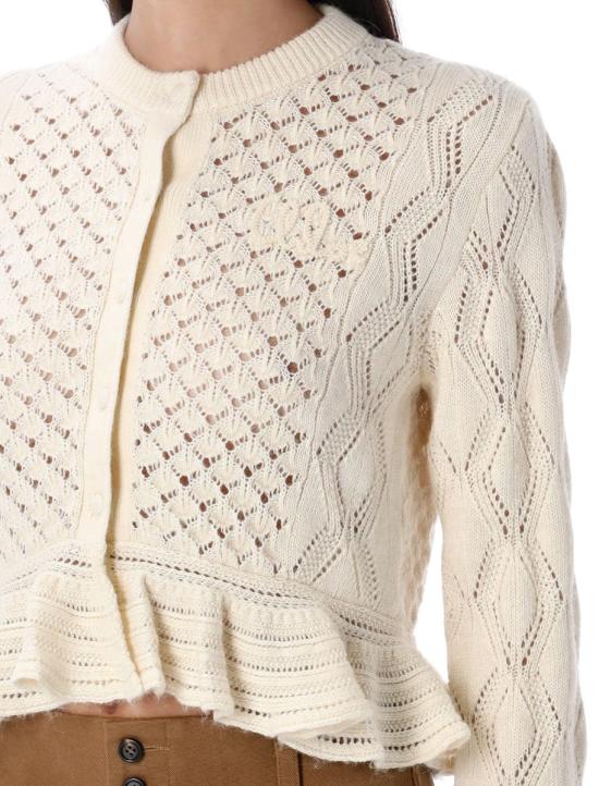 25FW 끌로에 가디건 25ACH25AMC01590 107 Beige - CHLOE