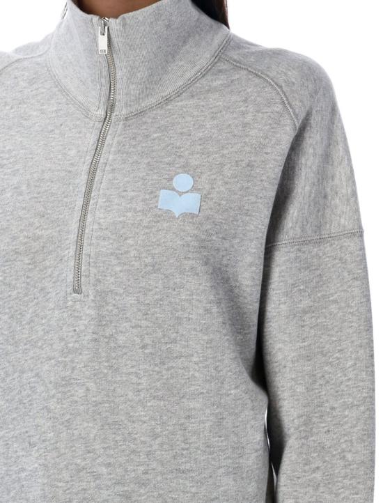 25FW 이자벨마랑에뚜왈 스웨터 25ASW0093FAA1M07E GYIB GREY ICE BLUE - ISABEL MARANT ETOILE