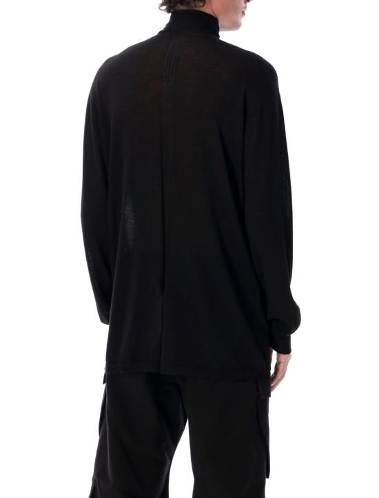 25FW 릭 오웬스 터틀넥 25ARU02E1626M 09 Black - RICK OWENS