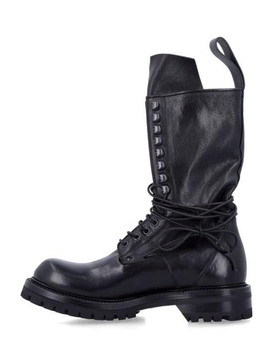 25FW 릭 오웬스 부츠 25ARU02E1856LGY 09 Black - RICK OWENS
