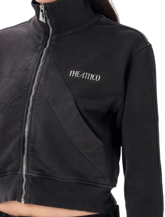 25FW 디 아티코 스웨터 25AWCF00022JJF003AA 615 FADED BLACK - THE ATTICO