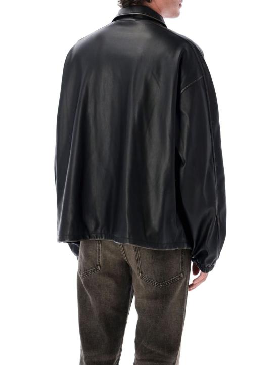 25FW 디젤 가죽 자켓 25AA192790LHBE 9XX Black - DIESEL