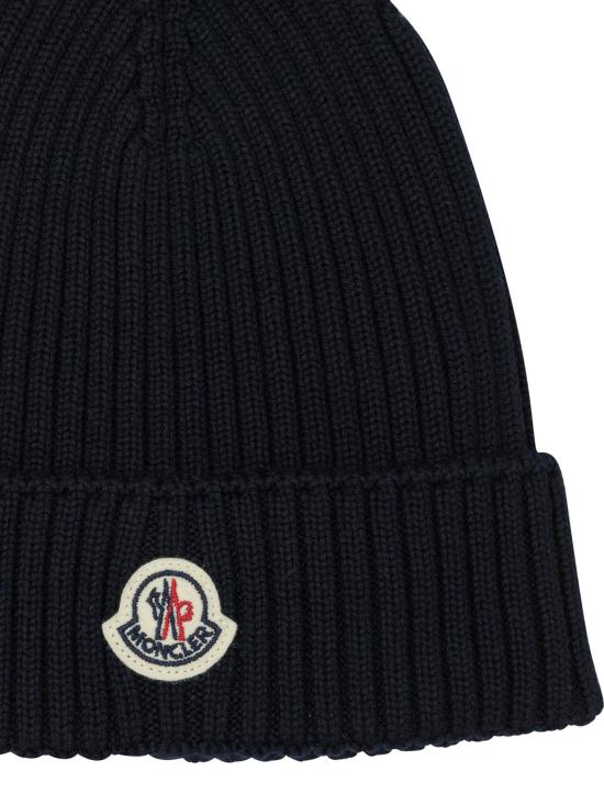 25FW [키즈] 몽클레어 모자 3B00009 M1131742 Blue - MONCLER