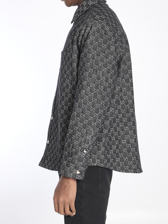 25FW 구찌 리버서블 셔츠 766142 GREY - GUCCI