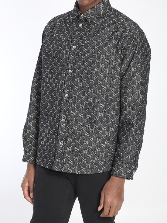 25FW 구찌 리버서블 셔츠 766142 GREY - GUCCI