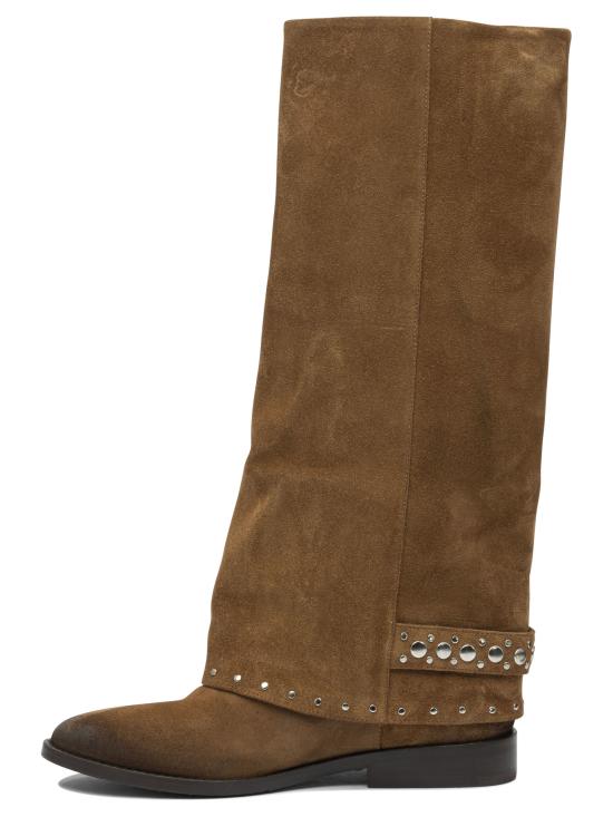25FW 스트레티지아 부츠 A5728VELOUR TEQUILA Brown - STRATEGIA