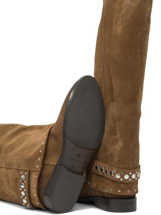 25FW 스트레티지아 부츠 A5728VELOUR TEQUILA Brown - STRATEGIA