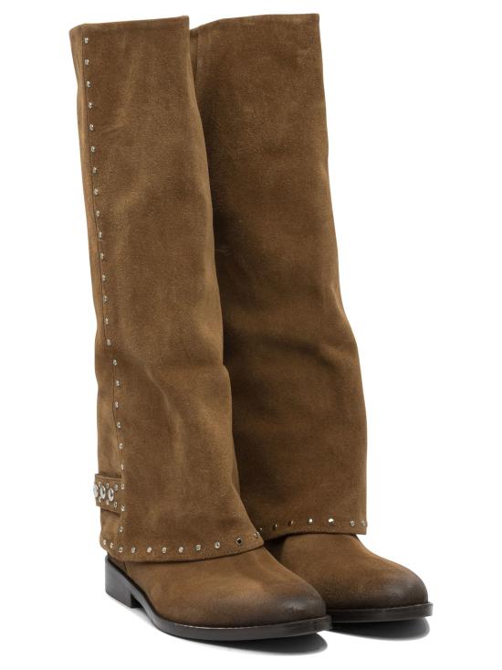 25FW 스트레티지아 부츠 A5728VELOUR TEQUILA Brown - STRATEGIA