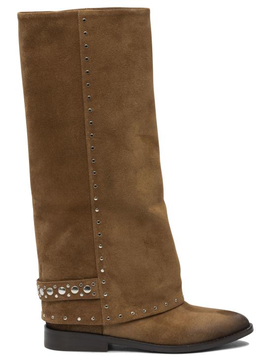 25FW 스트레티지아 부츠 A5728VELOUR TEQUILA Brown