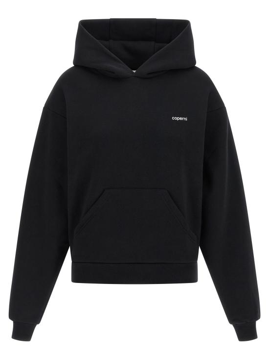 26SS 코페르니 혼 후드 티셔츠 COPJS15BISF5035BLKWHT Black