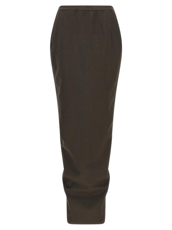 25FW 릭 오웬스 롱 스커트 RP02E4331WST78 Gray