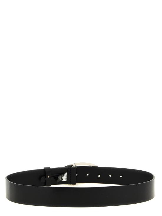 26FW 디젤 B-1DR 레더 벨트 D 버클 X08516PR666T8013 Black - DIESEL