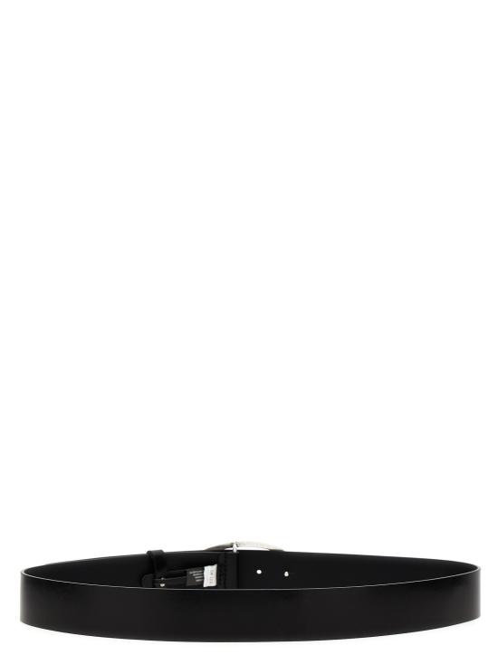 26FW 디젤 B-1DR 레더 벨트 D 버클 X08516PR666T8013 Black - DIESEL