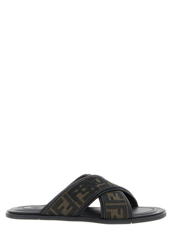 25FW 펜디 뮬/슬리퍼 7X1548AJZEF0R7R Black