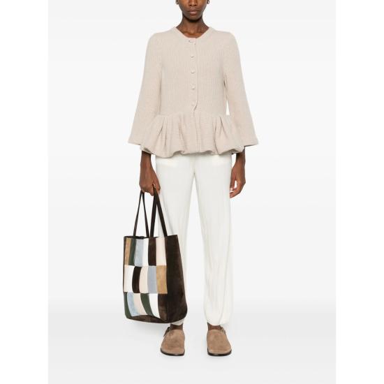 25FW 막스마라 스트레이트 팬츠 JARDIN 116 003 WHITE - MAX MARA