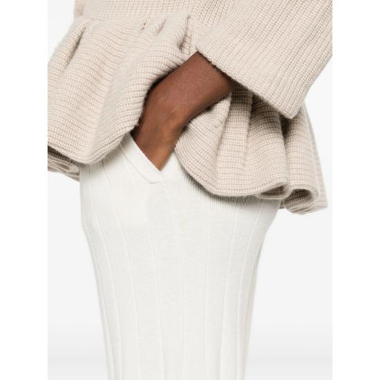 25FW 막스마라 스트레이트 팬츠 JARDIN 116 003 WHITE - MAX MARA