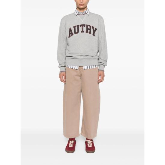 25FW 오트리 긴팔 티셔츠 SWPM U4HQ GREY - AUTRY